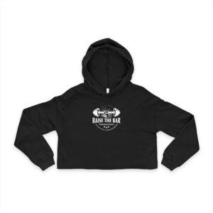 Raise The Bar Women's Cropped Hoodie (Multiple Colors) - Image 3
