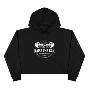 Raise the Bar Crop Hoodie (Multiple Colors) - Image 2