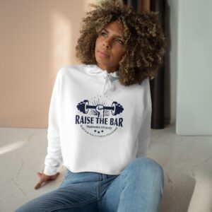 Raise the Bar Crop Hoodie (Multiple Colors) - Image 6