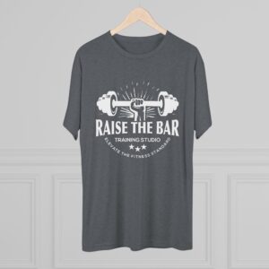 Raise the Bar Fitness Tri-Blend Crew Tee - Image 20