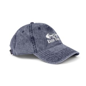 Vintage Gym Cap - "Raise the Bar" Embroidered Hat - Image 11