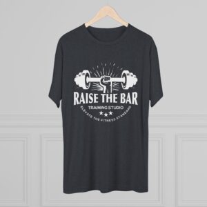 Raise the Bar Fitness Tri-Blend Crew Tee - Image 16
