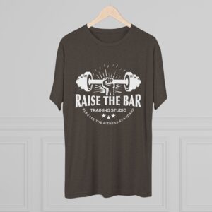 Raise the Bar Fitness Tri-Blend Crew Tee - Image 8