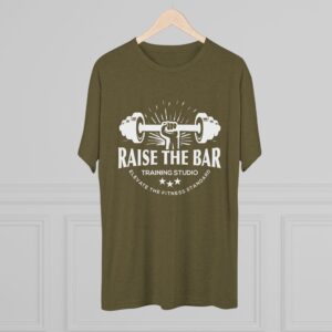 Raise the Bar Fitness Tri-Blend Crew Tee - Image 12
