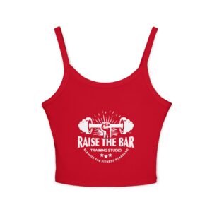 Women's Fitness Tank Top - Raise The Bar - Image 2
