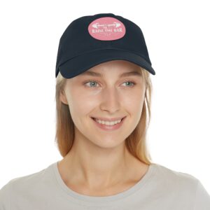 Raise The Bar Dad Hat - Fitness Leather Patch Cap - Image 48