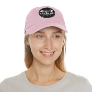 Raise The Bar Dad Hat - Fitness Leather Patch Cap - Image 52