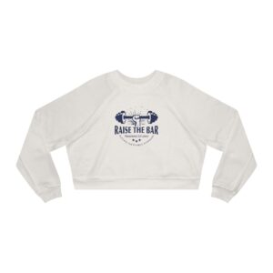 Cropped Fleece Pullover - 'Raise the Bar' Fitness Sweatshirt for Women - Image 5