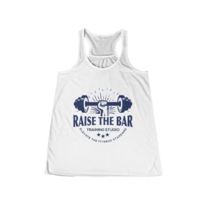 Women's Flowy Racerback Tank - 'Raise The Bar' (Multiple Colors) - Image 3