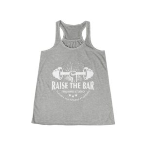 Women's Flowy Racerback Tank - 'Raise The Bar' (Multiple Colors) - Image 9