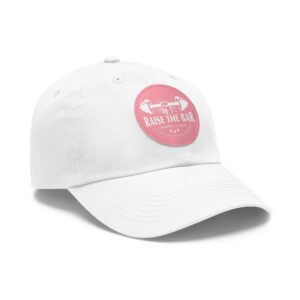 Raise The Bar Dad Hat - Fitness Leather Patch Cap - Image 14