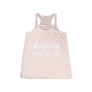 Women's Flowy Racerback Tank - 'Raise The Bar' (Multiple Colors) - Image 5