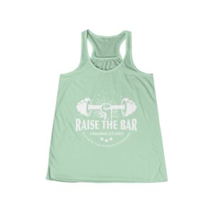Women's Flowy Racerback Tank - 'Raise The Bar' (Multiple Colors) - Image 7