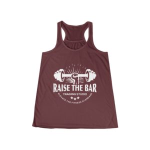 Women's Flowy Racerback Tank - 'Raise The Bar' (Multiple Colors)