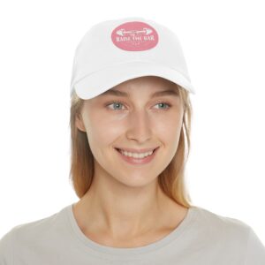Raise The Bar Dad Hat - Fitness Leather Patch Cap - Image 16
