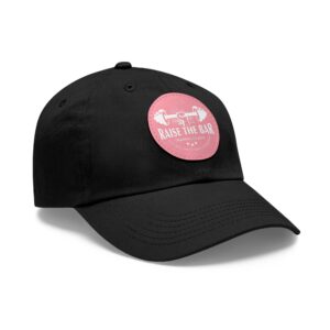 Raise The Bar Dad Hat - Fitness Leather Patch Cap - Image 66
