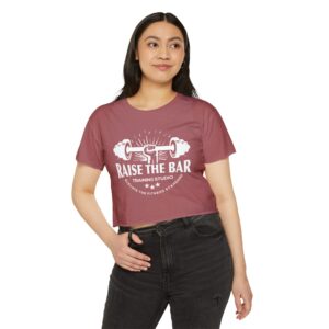 Women's Crop Top - Raise the Bar