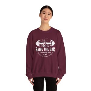 Raise the Bar Fitness Sweatshirt | Unisex Heavy Blend Crewneck | Workout Apparel, Gym Wear, Motivational Gift, Fitness Studio Gear - Image 12