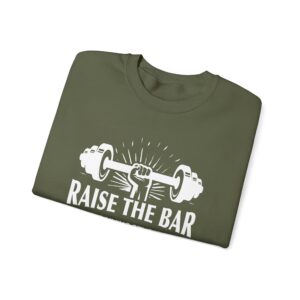 Raise the Bar Fitness Sweatshirt | Unisex Heavy Blend Crewneck | Workout Apparel, Gym Wear, Motivational Gift, Fitness Studio Gear - Image 15