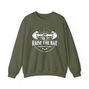 Raise the Bar Fitness Sweatshirt | Unisex Heavy Blend Crewneck | Workout Apparel, Gym Wear, Motivational Gift, Fitness Studio Gear - Image 13