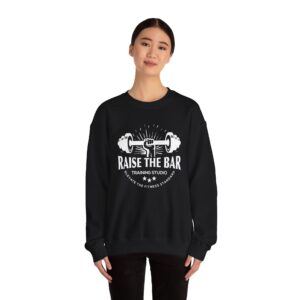Raise the Bar Fitness Sweatshirt | Unisex Heavy Blend Crewneck | Workout Apparel, Gym Wear, Motivational Gift, Fitness Studio Gear - Image 8
