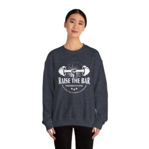 Raise the Bar Fitness Sweatshirt | Unisex Heavy Blend Crewneck | Workout Apparel, Gym Wear, Motivational Gift, Fitness Studio Gear - Image 24