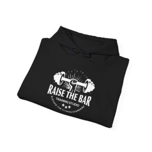 Fitness Motivation Hoodie, Raise the Bar Sweatshirt for Gym Lovers, Unisex Workout Apparel, Athleisure, Gym Gift - Image 4