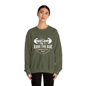 Raise the Bar Fitness Sweatshirt | Unisex Heavy Blend Crewneck | Workout Apparel, Gym Wear, Motivational Gift, Fitness Studio Gear - Image 16