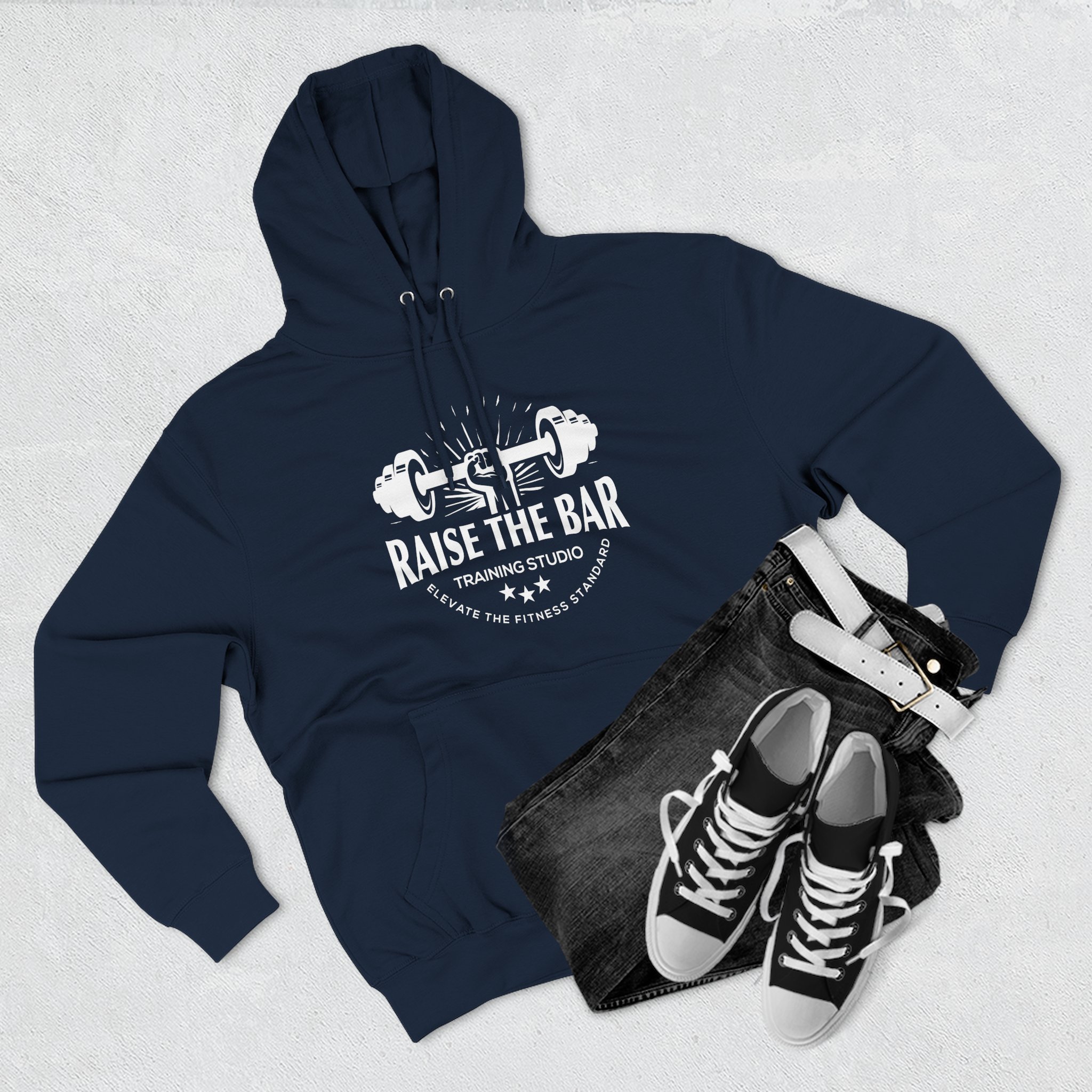 Raise The Bar Hoodie — Weightlifting Gym Pullover with Barbell Graphic - Image 15