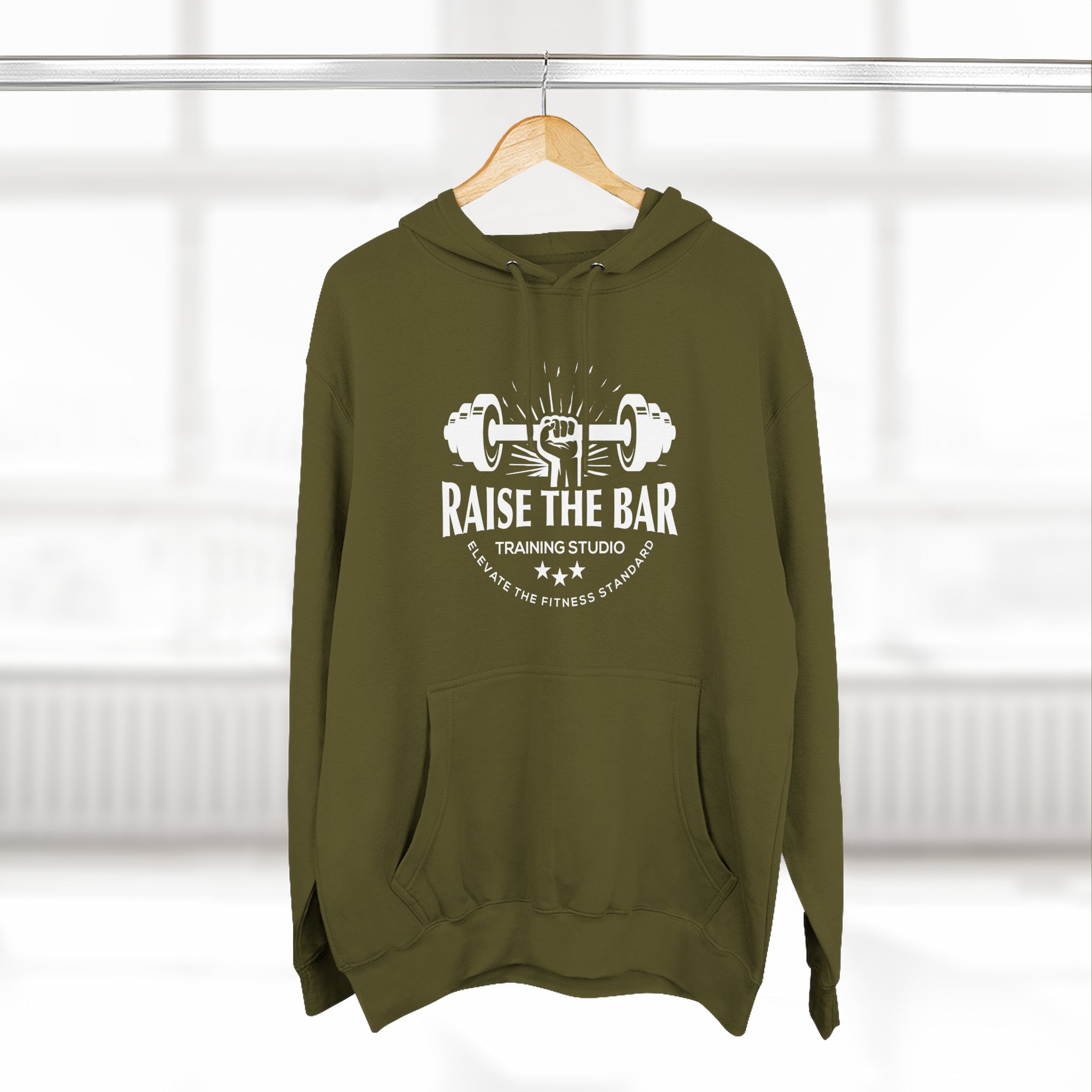 Raise The Bar Hoodie — Weightlifting Gym Pullover with Barbell Graphic - Image 12