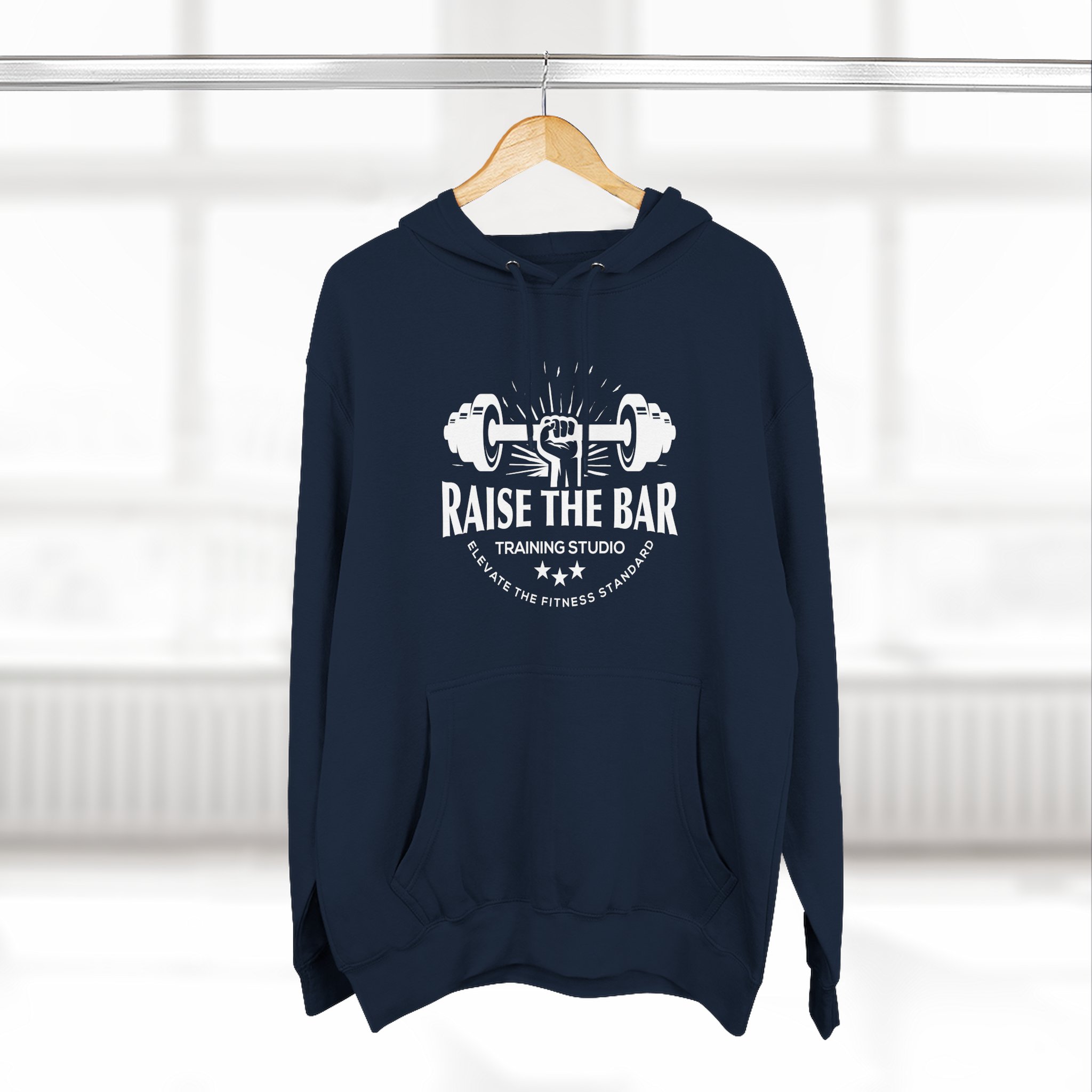 Raise The Bar Hoodie — Weightlifting Gym Pullover with Barbell Graphic - Image 16