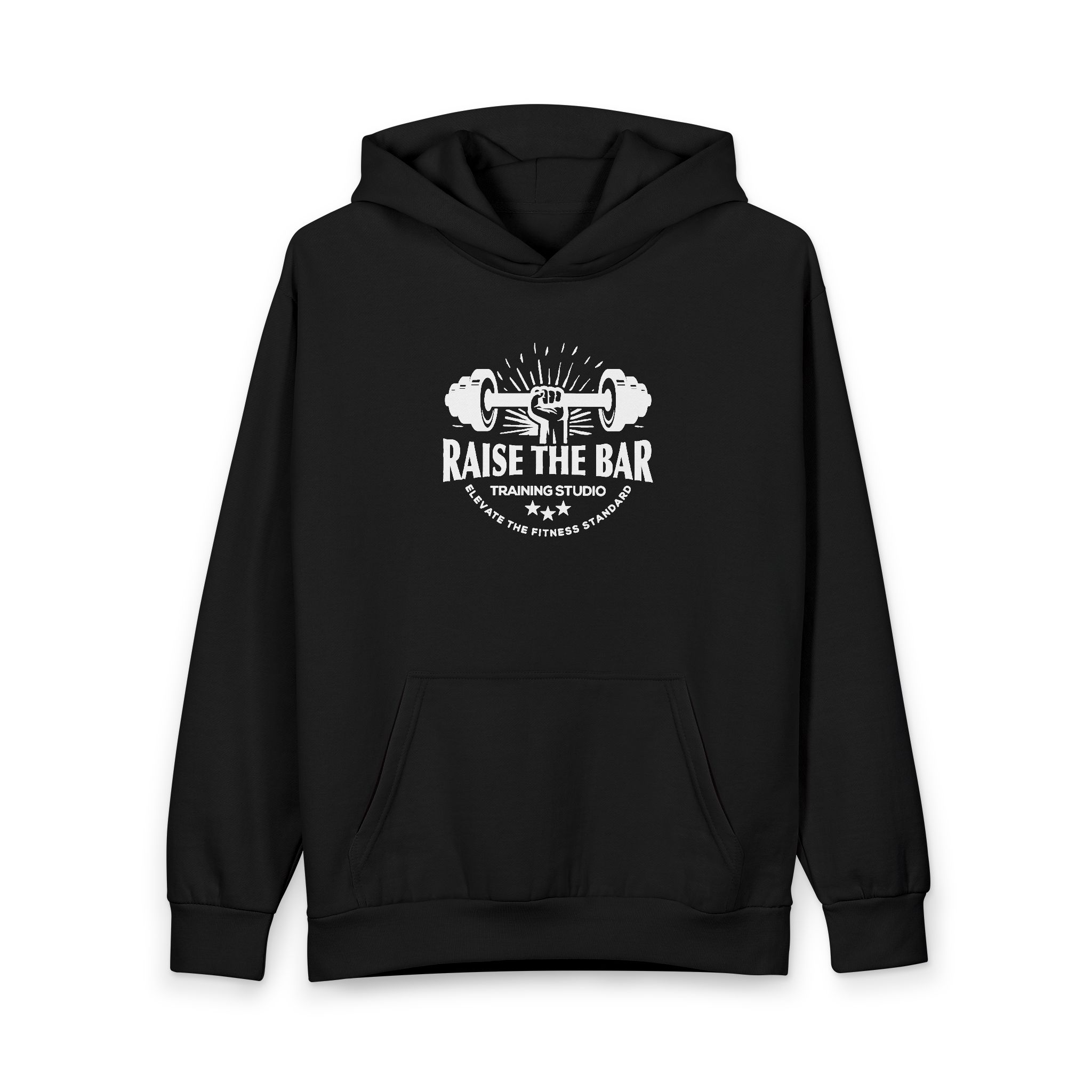 Raise The Bar Barbell Hoodie — Weightlifting Gym Pullover - Image 3