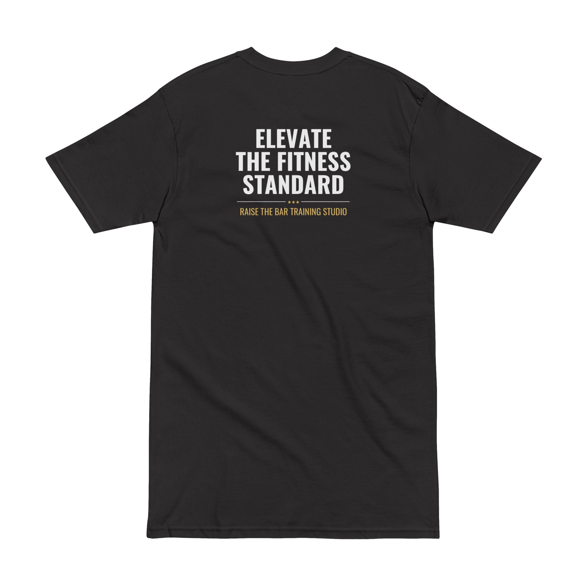 Raise The Bar Training Tee — "Elevate The Fitness Standard" Gym T-Shirt - Image 2