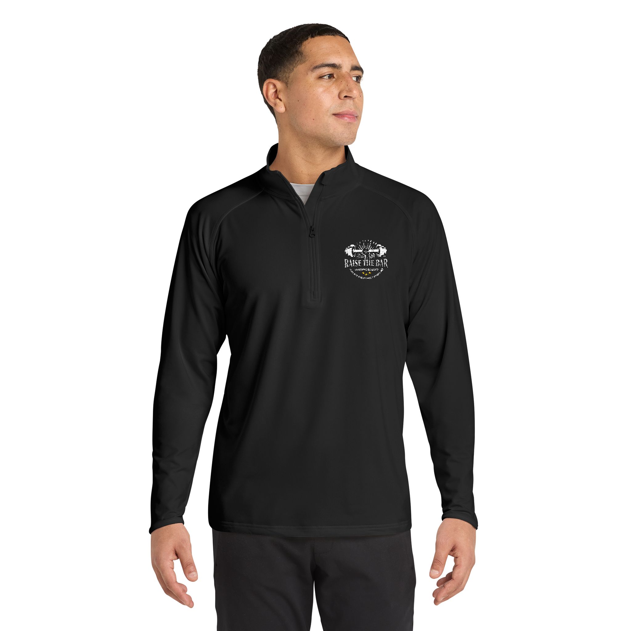 Men's Sport-Wick® Stretch Quarter-Zip Pullover (Embroidery) - Image 2