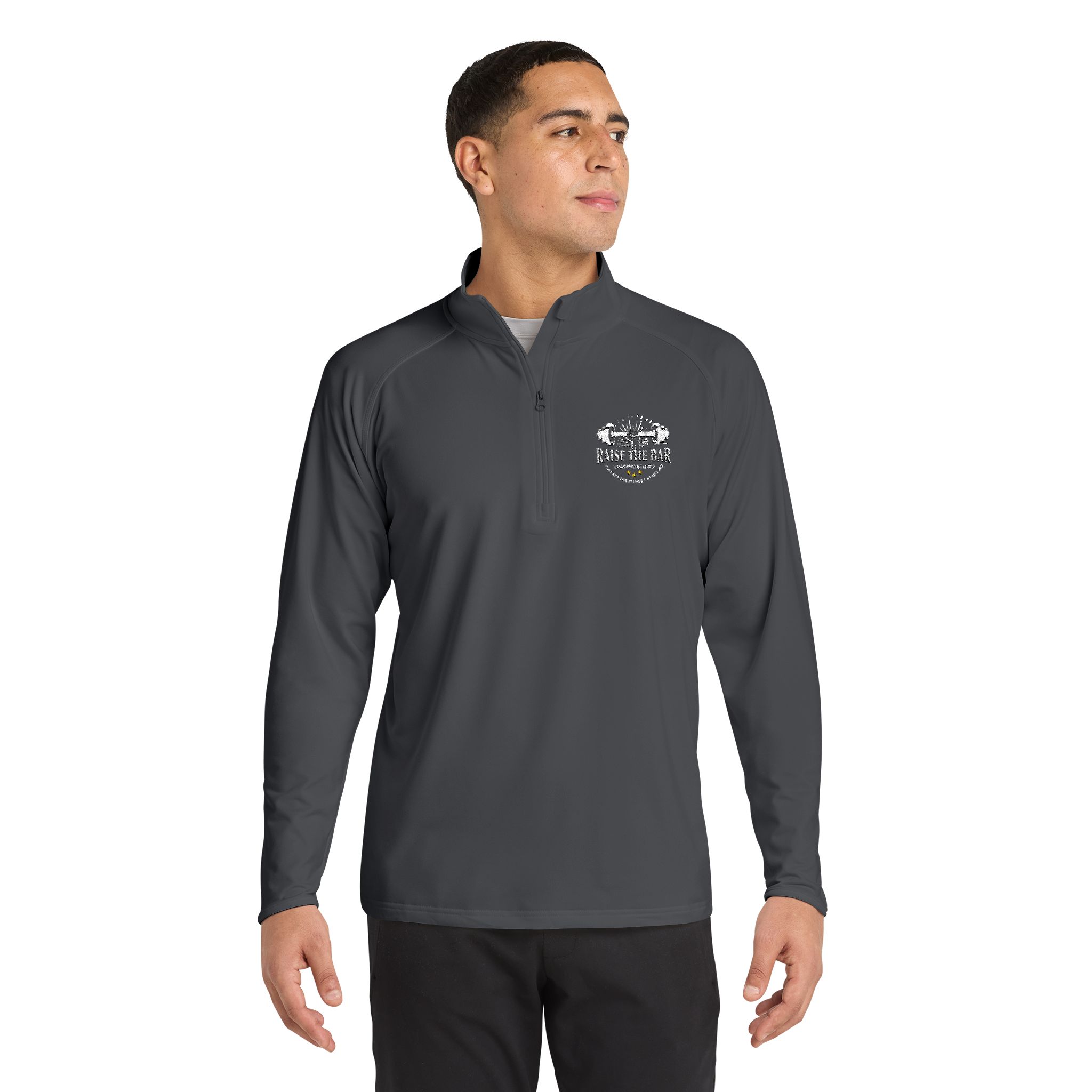 Men's Sport-Wick® Stretch Quarter-Zip Pullover (Embroidery) - Image 5