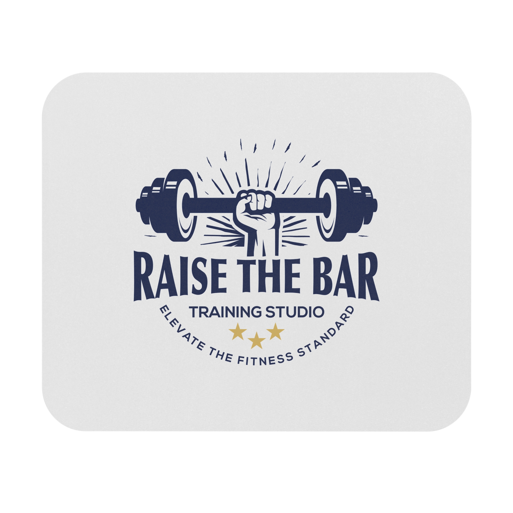 Raise The Bar Fitness Mouse Pad — Training Studio Desk Mat